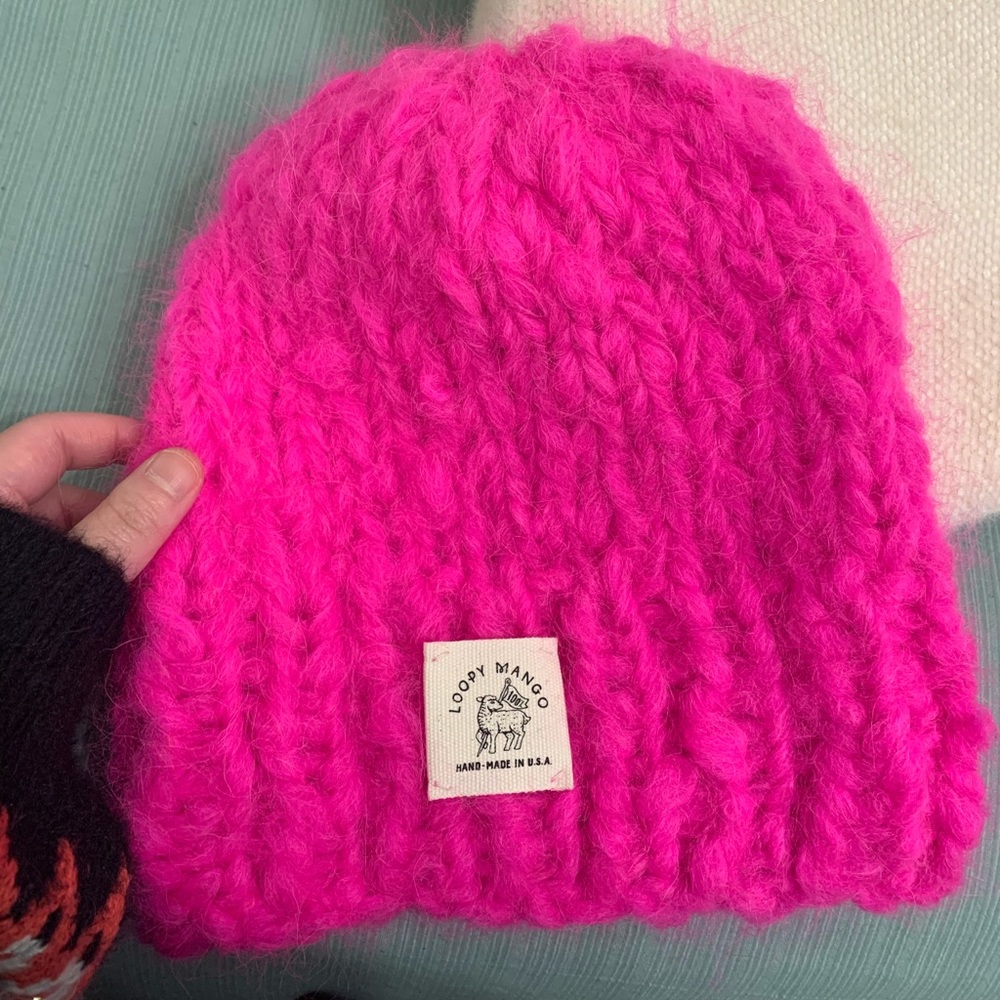 Oversized slouchy alpaca beanie by loopy mango :)